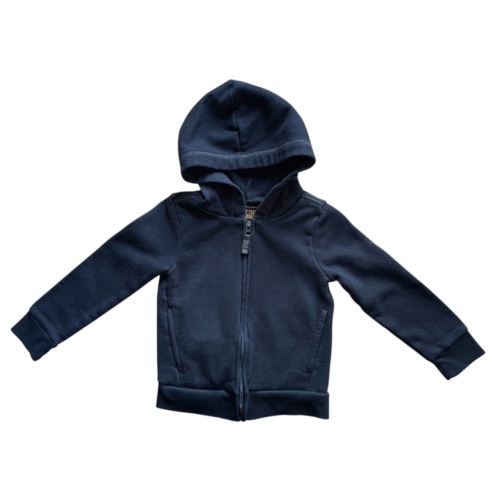 Jumping Beans Softest Fleece Zip Up Hooded Sweatshirt Hoodie Girls Size 2T Black